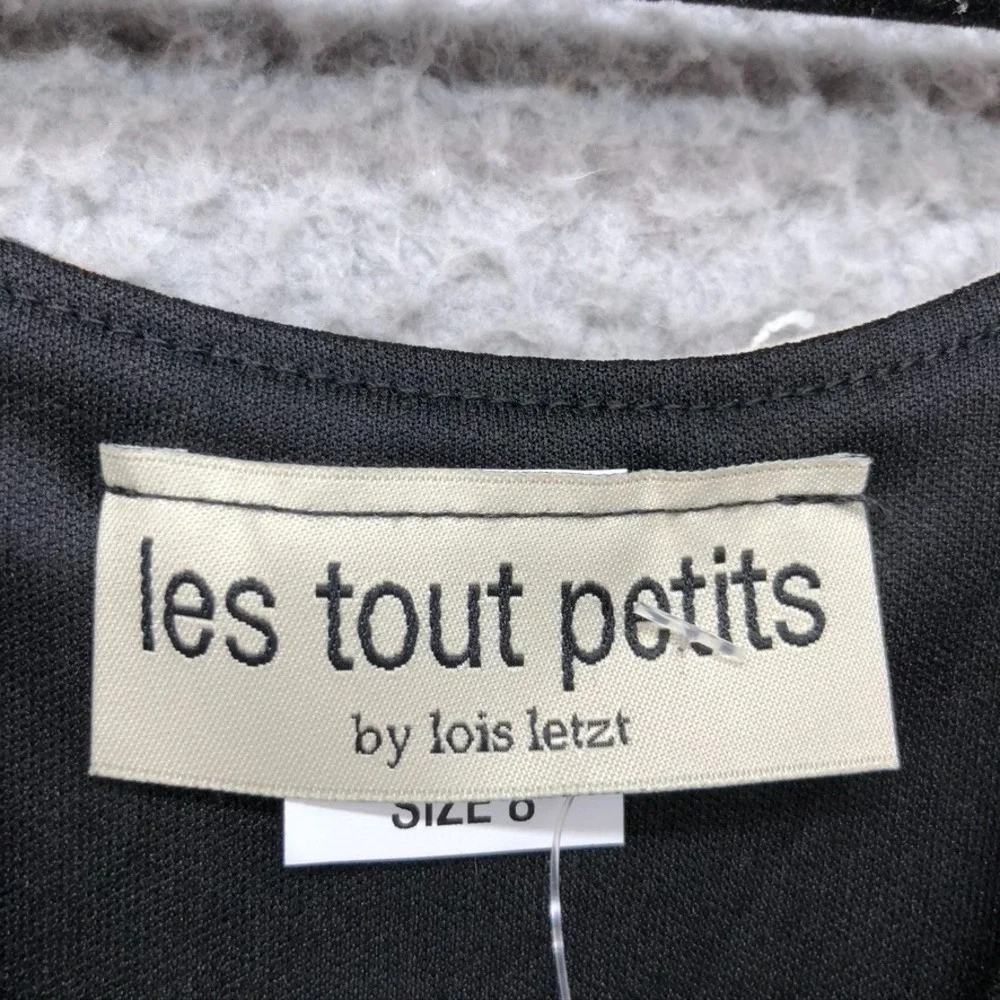 Lois Letzt Les Tout Petits Snake Print Mini Dress Girls 8 Edgy Fringe Party